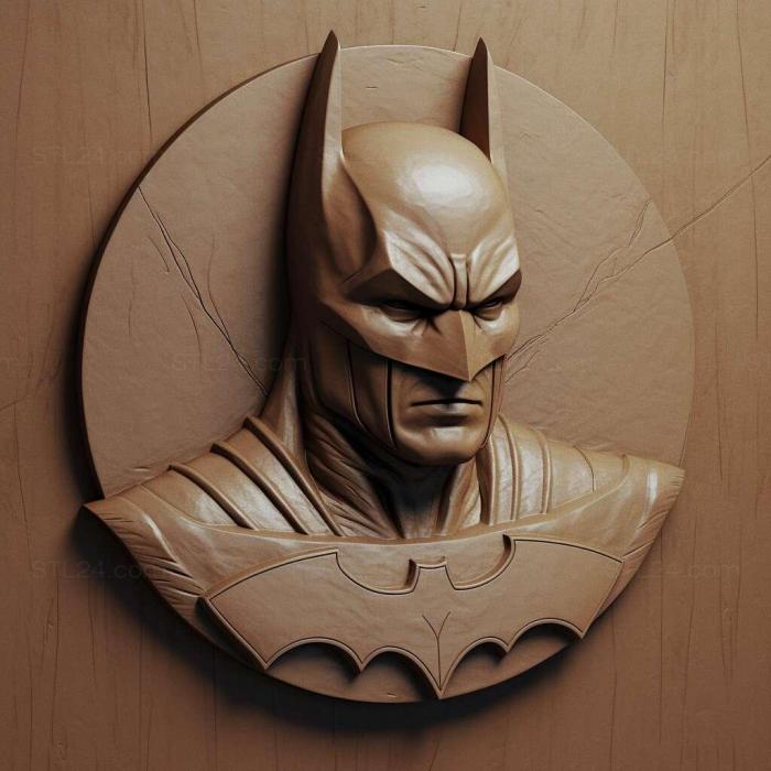 Games (st batman stl 4, GAMES_30004) 3D models for cnc